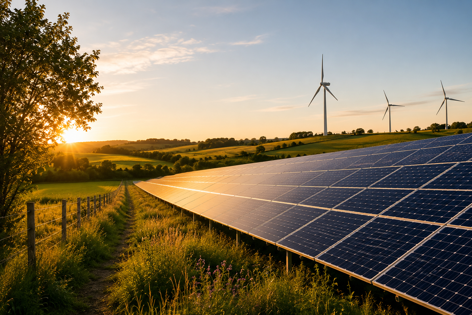 Flächenverpachtung für Solarparks
